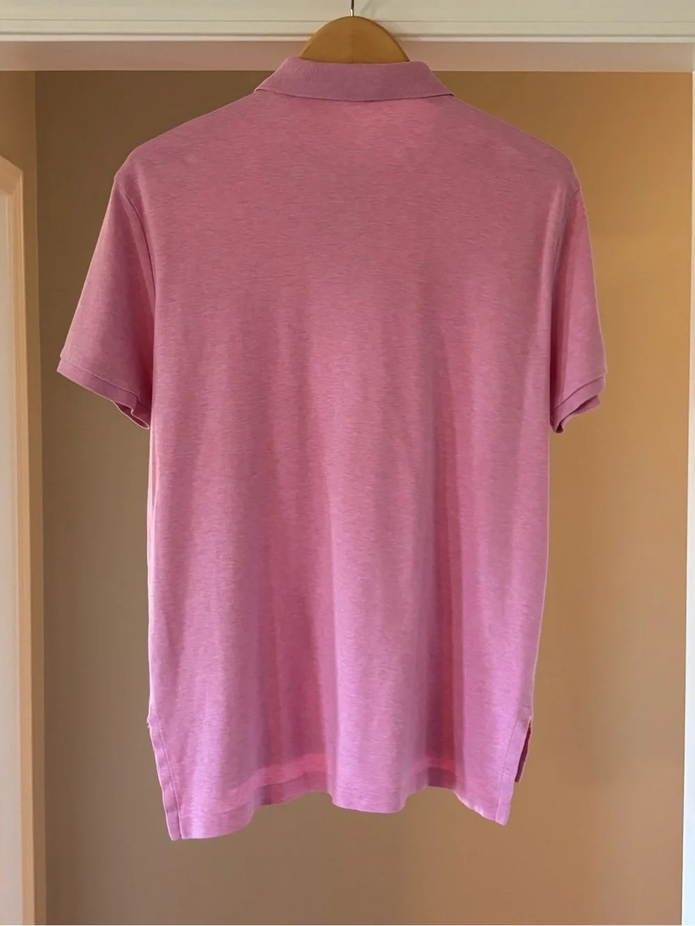 Polo by Ralph Lauren Men’s Heather Pink Short-Sleeve Polo